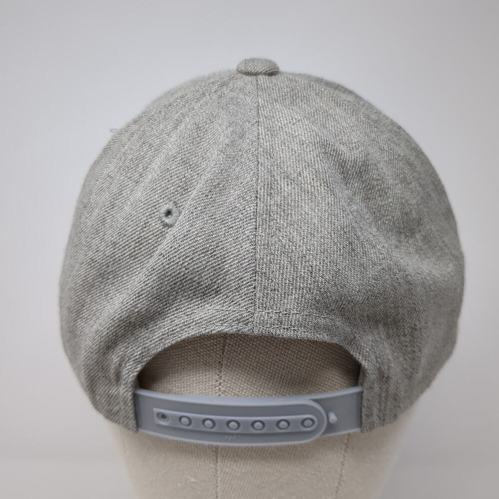 Ptsd Snapback Hat Gray One Size Solid Adjustable … - image 5